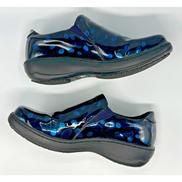 SPRING STEP Pro Belo Blue Polka Dot Rain Clogs- Slip-Ons Shoes - Women's… - Picture 4 of 8